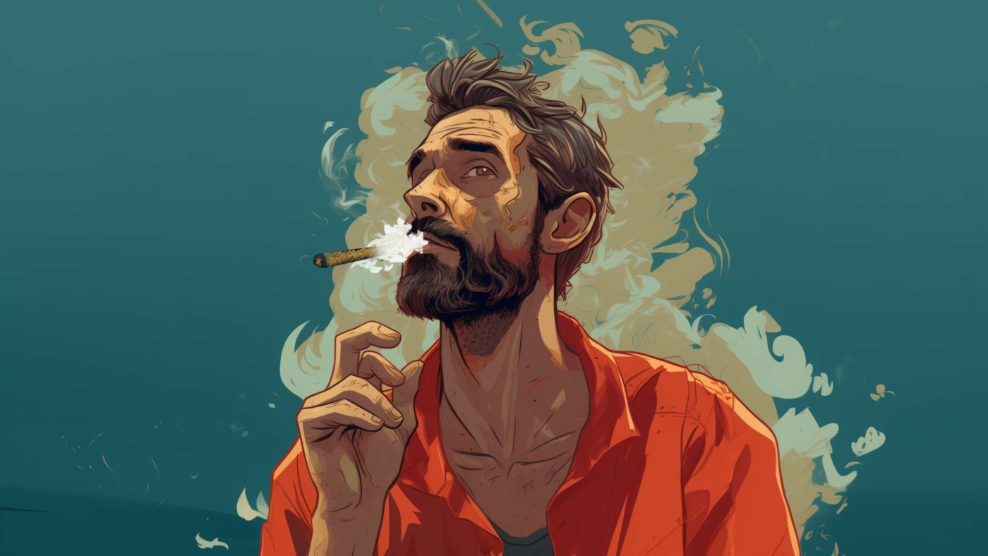 What Is The Difference Between Delta 8 Prerolls And Regular Prerolls? 7 Indacloud. A Man With A Spliff In Both Hand Comic Style 67D64F4F 8F27 4605 91F7 B9A433D4Ad51