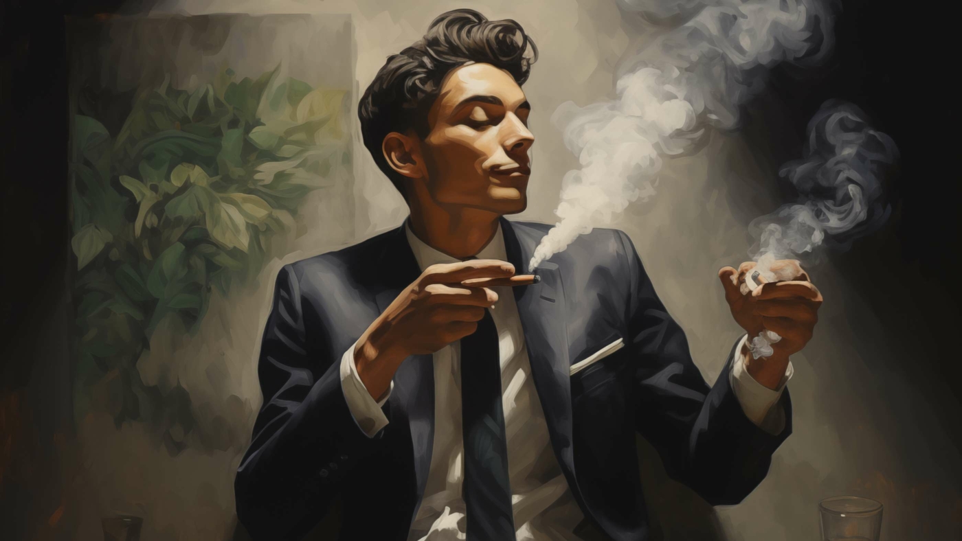 What Is The Legal Status Of Delta 9 Thc In The United States? 6 Indacloud. Young Lawyer Smoking A Spliff High Black Suit Stoned Fa91Ff92 Db58 4C55 Aaf2 Fb32941B7316